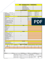 Datasheet For RTD and Thermowell