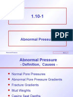 1.10 Abnormal Pressure