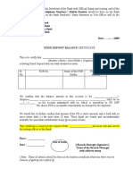 For Ex: Name of The Bank Address of The Bank Phone No. of The Bank Fax No. of The Bank