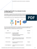 Configuring MS ADFS 3.0 As Identity Pro..