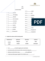 B1.1 Unit 5 1. MAKE or DO? - Choose The Correct Answer:: - Cambridge Institute