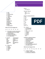 Outcomes Elementary Student's Book Answer Key