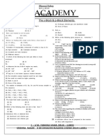 Chemistry Test S Block and P Block