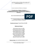 Influencia de La Manipulacion de La Charnela Cervicodorsal Sobre La Fuerza Prensil y Mecanosensib