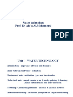 Water Technologyالمرحلة الثالثة