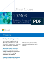 Microsoft Official Course: Installation, Storage, and Compute With Windows Server 2016