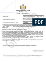 Certificado Medico