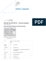 Hyundai Accent (2013) - Fuse Box Diagram - Auto Genius