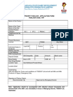 Vijaya Priority Parlour Application Form