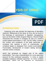 Analysis of Urine