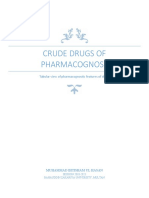 Crude Drugs of Pharmacognosy