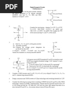 Digital Integrated Circuits Problem Sheet 2: OL OH M