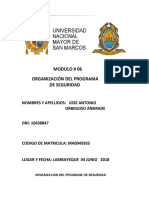 Examen 8 - Organización-Del-Programa-De-Seguridad-Industrial