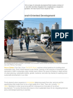 Transit Oriented Development