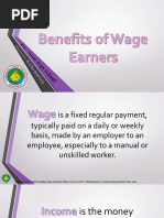 Benefits of Wage Earner, Taxable and Non-Taxable Benefits