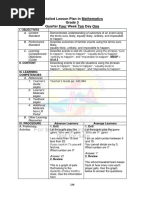 Detailed Lesson Plan in Mathematics Grade 3 Quarter Four Week Ten Day One