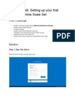 ONLINE LAB: Setting Up Your First Virtual Machine Scale Set