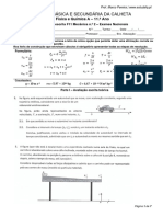 Teste F11 Mecânica N.º 2 Exames Nacionais