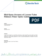 Mid-Span Access of Loose-Tube Ribbon Fiber Optic Cable PDF