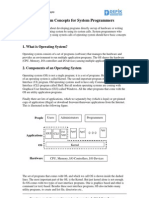 Operating System Concepts For System Programmers