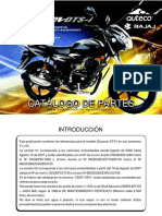 Manual de Partes Discover 125 Dtsi Febrero 2008 PDF