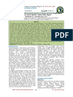 Prevalence of Liver Fluke (Fasciola Hepatica) in Sheep and Goats Slaughtered at Katsina Central Abattoir, Katsina State, Nigeria