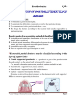 Classification of Partially Edentulous Arches: Lec.2 Prosthodontics ةزئاف.د