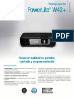 PowerLite W42 - FICHA TECNICA PDF