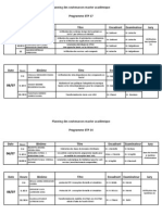 Planning Salles