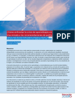 ¿Cómo Enfrentar La Crisis de Aprendizajes en América Latina? Una Mirada A Las Recomendaciones de Política Pública