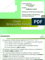 Chapter - 2 Spring and Bar Elements