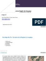 Estratigrafía Pre-Terciaria de La Región de Arequipa