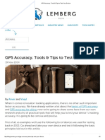 GPS Accuracy. Tools & Tips To Test Your Device: Search