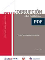 Los 5 Puntos Anticorrupción