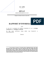 Rapport D'Information: Sénat