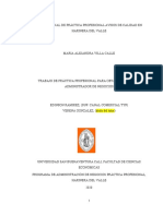 Informe Final de Práctica Profesional Avisos de Calidad en Harinera Del Valle