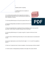 Activity 6: RAFFLE DRAW Direction: Answer Each Permutation Problem Completely