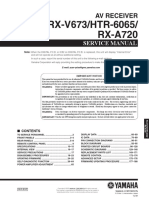 Yamaha rx-v673 htr-6065 Rx-A720 PDF