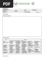 OPD Adolescent History Form