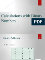 Lecture 05 - Calculations With Binary Numbers