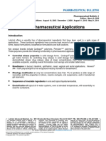 Bulletin 01 - Polymers For Pharmaceutical Applications