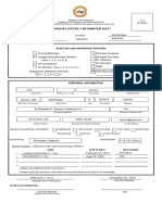 1 X 1 ID Picture: Barangay Official'S Information Sheet