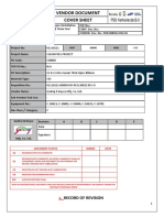 Vendor Document Cover Sheet: Record of Revision