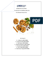 Marketing Planning STP Strategy of Herbal Biscuits Prof. Biranchi Narayan Swar