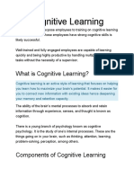 What Is Cognitive Learning?