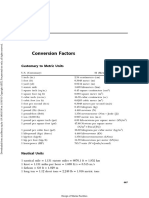 Conversion Factors: Appendix 1