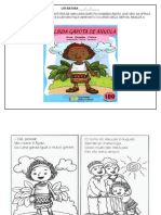 Atividade Literaria A Linda Garota de Angola 1º Ano