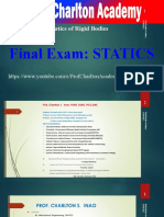 Statics Final Exam 