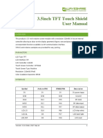 3.5inch TFT Touch Shield User Manual: Symbol Arduino PIN Stm32 Pin Description