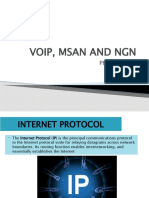 Voip, Msan and NGN